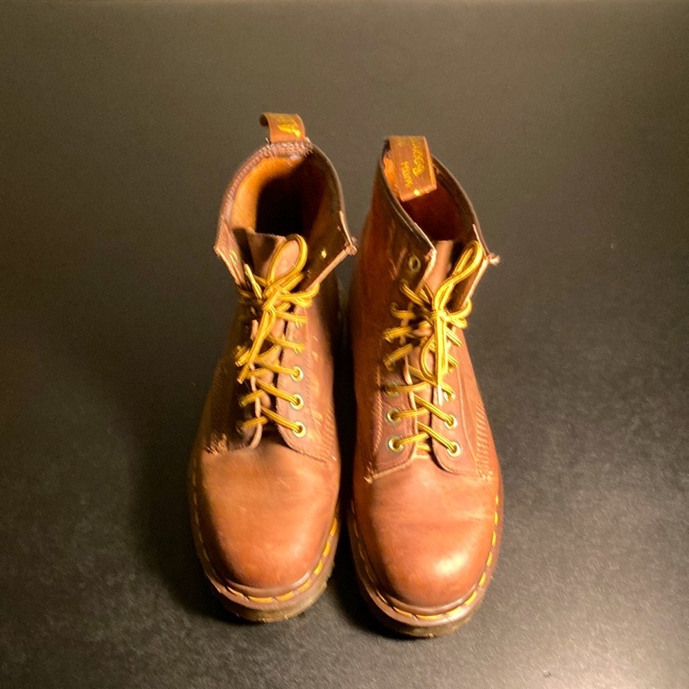 Dr. Martens Air Wair Made in England Brown 8 Eye Boots Size 39-40